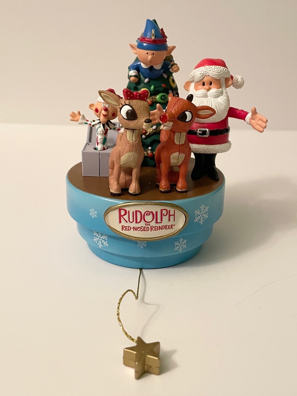 Rudolph the Red Nosed Reindeer Ornament Light Sound Motion